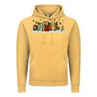 Vintage Mustard Noel Vintage Hoodie - BundleAndBundleShop