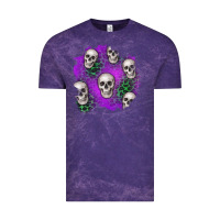 Cloud Purple halloween patch 2 Vintage Tee - BundleAndBundleShop