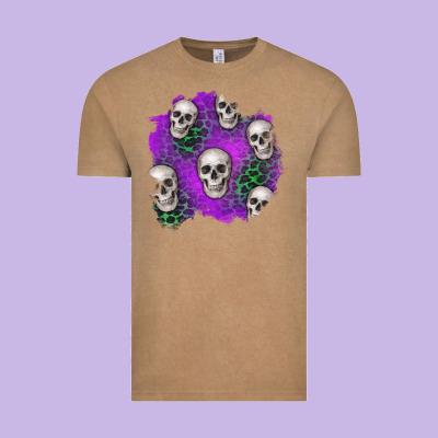 Halloween Patch 2 Vintage Tee Designed By Bundleandbundleshop