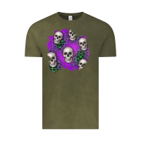 Vintage Olive halloween patch 2 Vintage Tee - BundleAndBundleShop