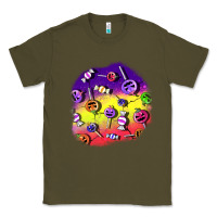 Army Green halloween candy  patches Classic Tee - BundleAndBundleShop