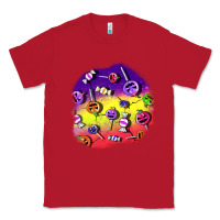 Red halloween candy  patches Classic Tee - BundleAndBundleShop