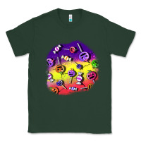 Sports Green halloween candy  patches Classic Tee - BundleAndBundleShop