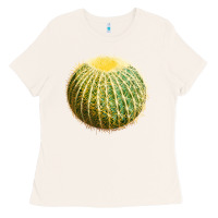 Bone golden barrel cactus Ladies Tee - LillyAllenDesigns