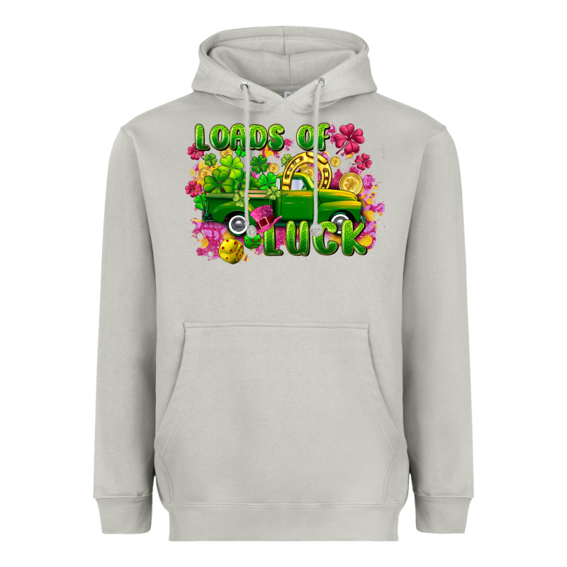 Loads Of Luck St. Patricks Day Heavyweight Hoodie by FaDigitalArtStudio | Teevron