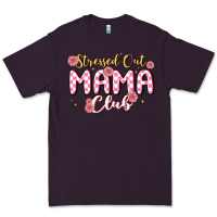 Plum stressed out mama club Premium Tee - MaliasSmallBusiness
