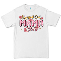 White stressed out mama club Premium Tee - MaliasSmallBusiness
