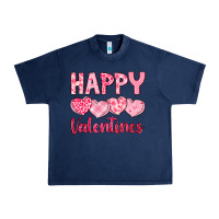 Navy happy valentines Urban Heavy Tee - LillyAllenDesigns
