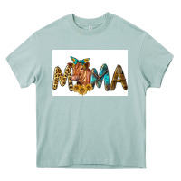 Arona Western Cow Red Angus Mama Heavy Core Tee - LillyAllenDesigns