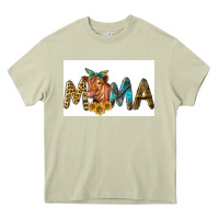 Mossy Western Cow Red Angus Mama Heavy Core Tee - LillyAllenDesigns