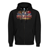 Black Take me out to ball game baseball Zipper Hoodie - HowdyJamesFarm