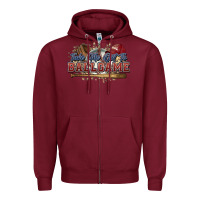 Burgundy Take me out to ball game baseball Zipper Hoodie - HowdyJamesFarm
