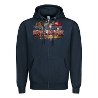 Navy Take me out to ball game baseball Zipper Hoodie - HowdyJamesFarm