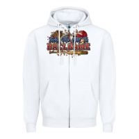 White Take me out to ball game baseball Zipper Hoodie - HowdyJamesFarm