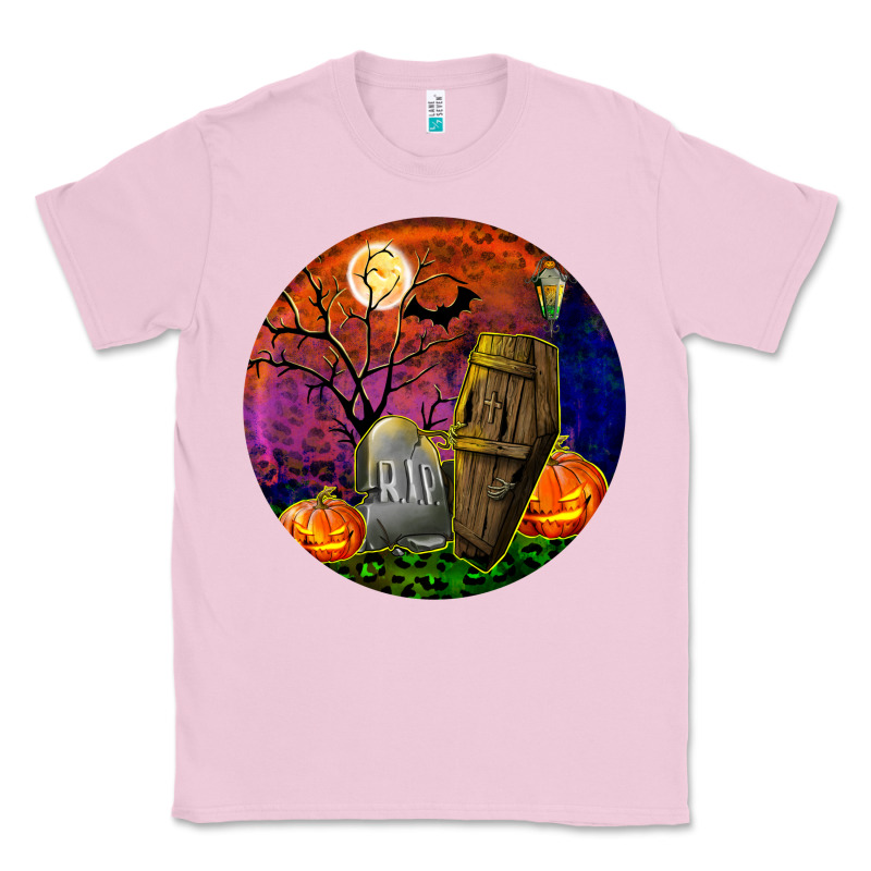 Halloween Round Classic Tee by BundleAndBundleShop | Teevron