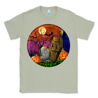 Matcha halloween round Classic Tee - BundleAndBundleShop