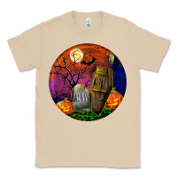 Mushroom halloween round Classic Tee - BundleAndBundleShop