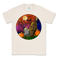 Natural halloween round Classic Tee - BundleAndBundleShop