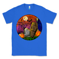 True Royal halloween round Classic Tee - BundleAndBundleShop