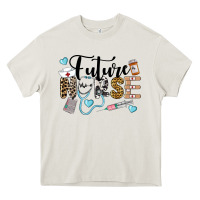 Cream Western Future Nurse Heavy Core Tee - LillyAllenDesigns