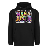 Black Mama junkie Mother's Day Heavyweight Hoodie - FaDigitalArtStudio