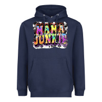 Navy Mama junkie Mother's Day Heavyweight Hoodie - FaDigitalArtStudio