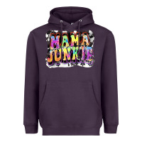 Plum Mama junkie Mother's Day Heavyweight Hoodie - FaDigitalArtStudio