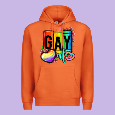 Gay Af Premium Hoodie Designed By Oliviacreatesart