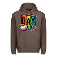 Coffee gay af Premium Hoodie - OliviaCreatesArt