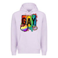 Lilac gay af Premium Hoodie - OliviaCreatesArt