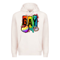 Pale Pink gay af Premium Hoodie - OliviaCreatesArt