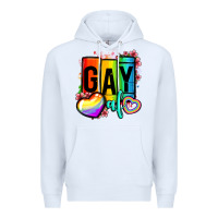 White gay af Premium Hoodie - OliviaCreatesArt