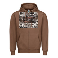 Chestnut mama cowhide cowgirl Zipper Hoodie - CowGirlArtShop