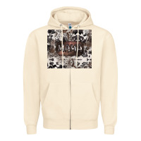 Sandshell mama cowhide cowgirl Zipper Hoodie - CowGirlArtShop