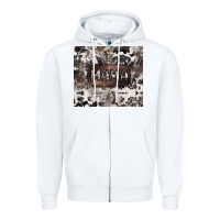 White mama cowhide cowgirl Zipper Hoodie - CowGirlArtShop