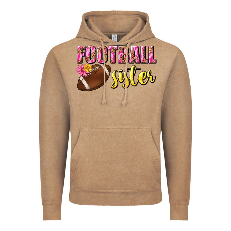 Football Sister Vintage Hoodie by BundleAndBundleShop | Teevron