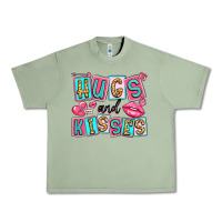 Oil Green hugs and kisses Urban Heavy Tee - LillyAllenDesigns