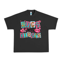 Pigment Black hugs and kisses Urban Heavy Tee - LillyAllenDesigns