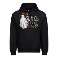 Black Boo Haw Urban Hoodie - CowhideDigitalArt