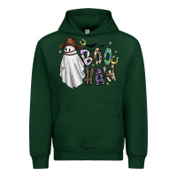 Forest Green Boo Haw Urban Hoodie - CowhideDigitalArt