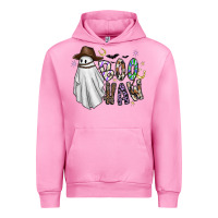 Fuchsia Pink Boo Haw Urban Hoodie - CowhideDigitalArt