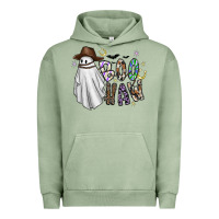 Pigment Oil Green Boo Haw Urban Hoodie - CowhideDigitalArt
