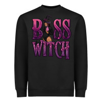 Black Boss Witch Heavyweight Sweatshirt - texasbilliewilder