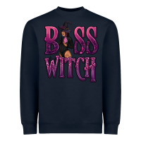 Navy Boss Witch Heavyweight Sweatshirt - texasbilliewilder