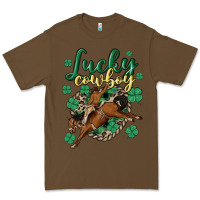 Cacao lucky cowboy Premium Tee - MaliasSmallBusiness