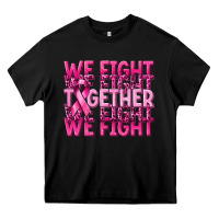 Black together we fight cancer Heavy Core Tee - NancyCooperArtShop