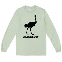 Matcha ALLEGEDLY FUNNY OSTRICH Long Sleeve Tee - Bettercallsaul