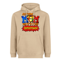 Mushroom Autism mom what's your superpower Mother's Day Heavyweight Hoodie - FaDigitalArtStudio