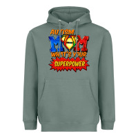 Sage Autism mom what's your superpower Mother's Day Heavyweight Hoodie - FaDigitalArtStudio