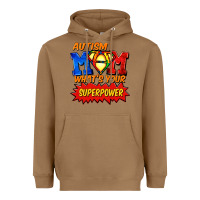 Toasted Coconut Autism mom what's your superpower Mother's Day Heavyweight Hoodie - FaDigitalArtStudio